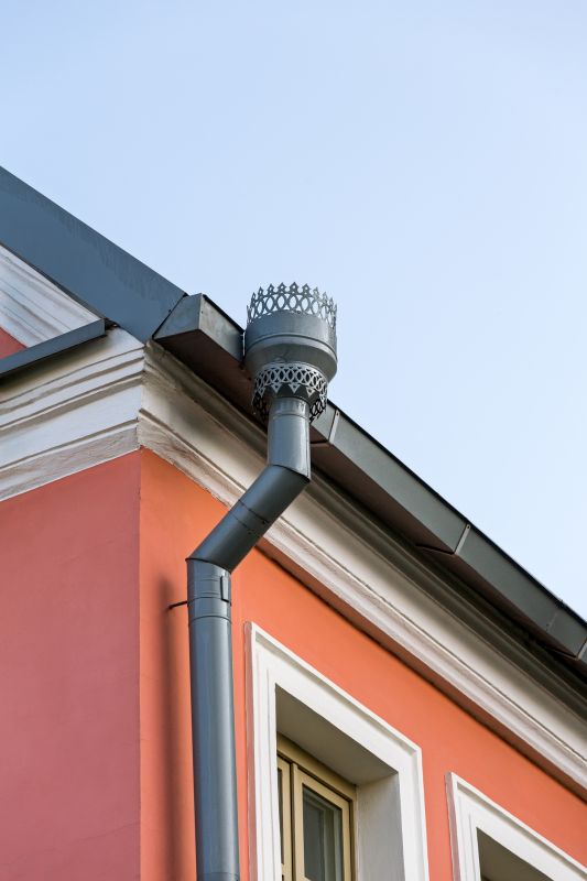 Galvanized Gutter Installation detail