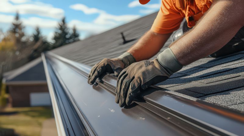 Industrial Gutter Repair detail