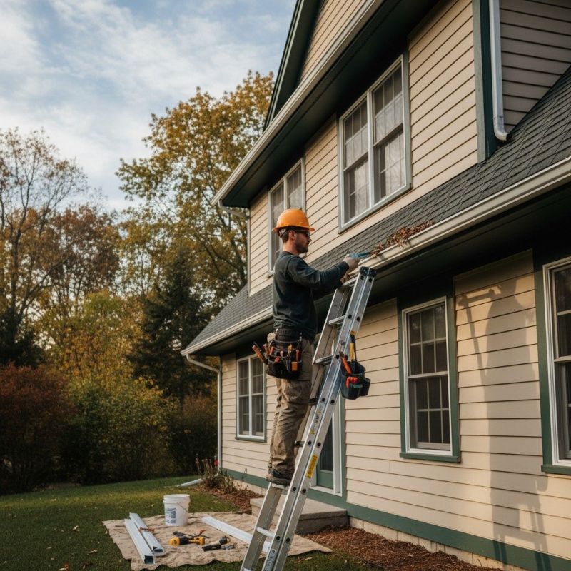 Rain Gutter Repair detail