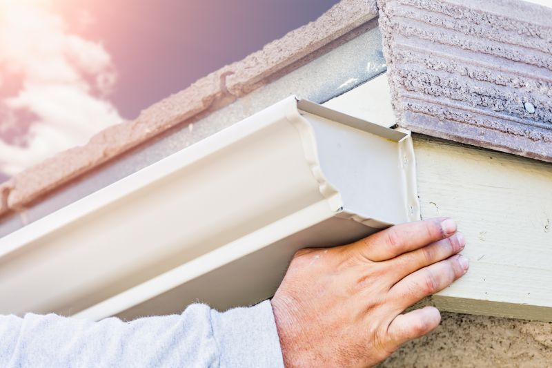 Seamless Gutters Installation detail