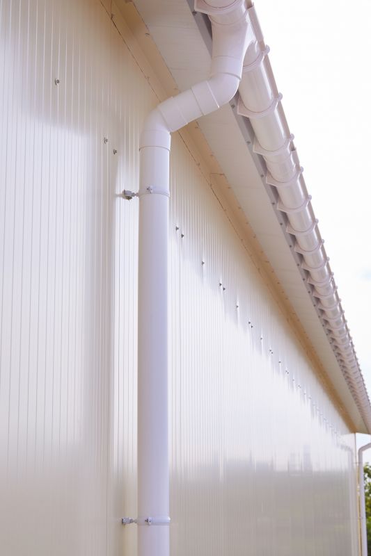 Vinyl Gutters Installation detail