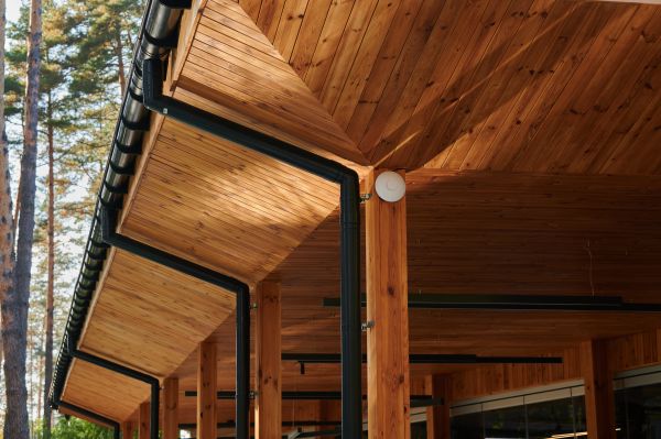 Porch Gutter Installation in Hiawassee