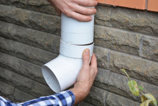 Drainage Downspout Repair in Hiawassee