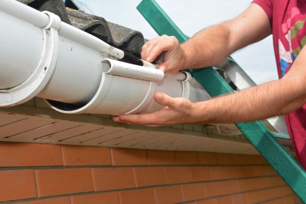 Large Gutter Repair in Hiawassee