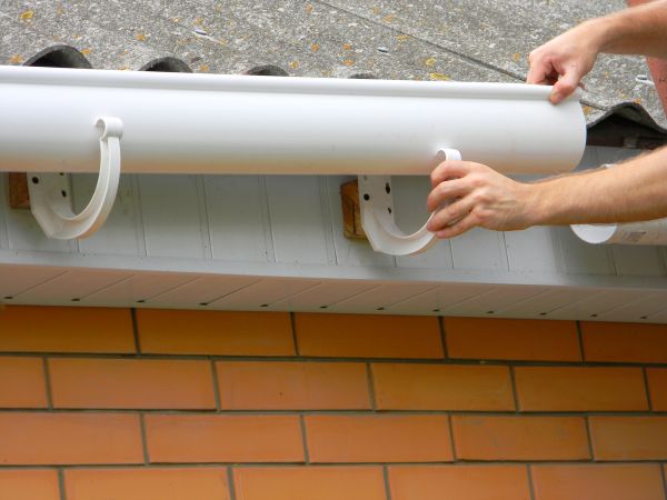 Half Round Gutter Installation in Hiawassee