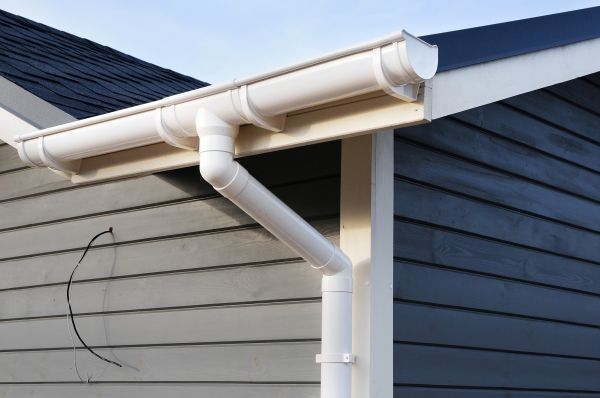 PVC Rain Gutter Installation in Hiawassee