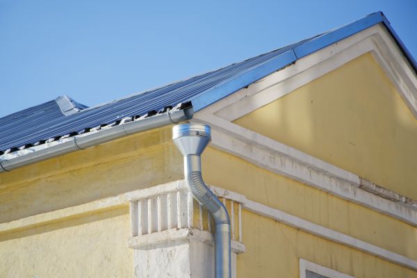 Steel Downspout Installation in Hiawassee