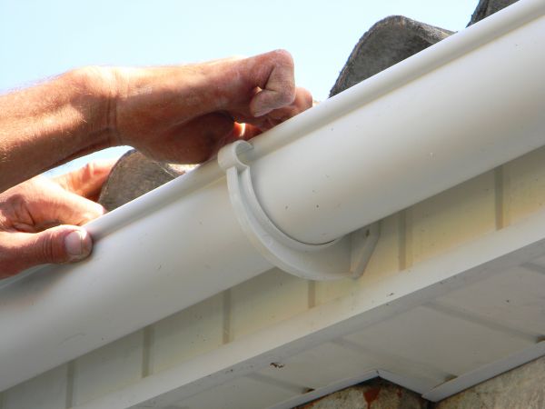 Plastic Gutter Repair in Hiawassee