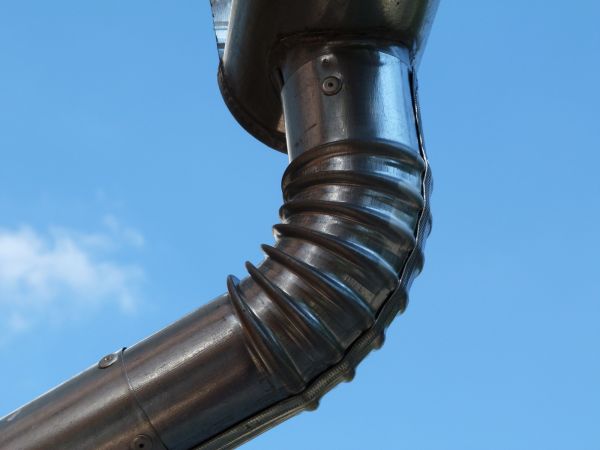 Metal Downspout Installation in Hiawassee