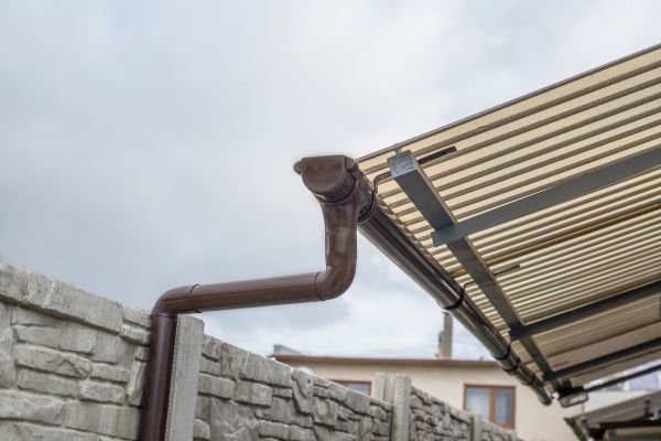 Plastic Downspout Installation in Hiawassee